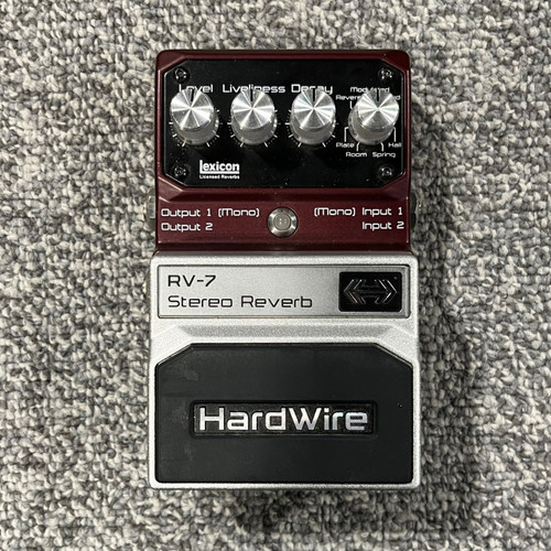 Vist Large View of Product Image Which is Used DIGITECH HARDWIRE RV-7 STEREO REVERB Guitar Pedal