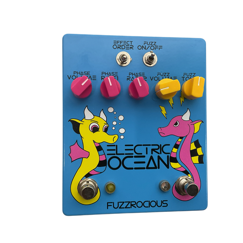 Vist Large View of Product Image Which is Used Fuzzrocious ELECTRIC OCEAN Fuzz Pedal