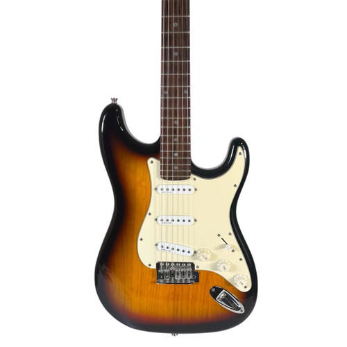 Vist Large View of Product Image Which is Used Johnson S Type Electric Guitar - Sunburst
