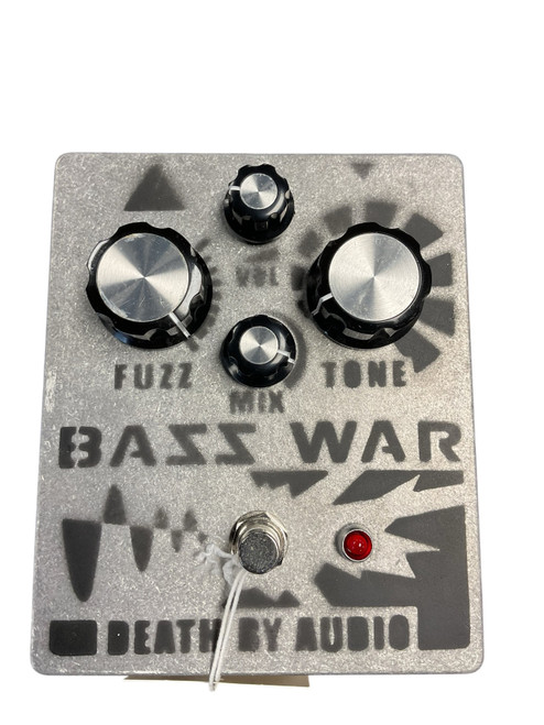 Vist Large View of Product Image Which is Used Death By Audio BASS WAR Fuzz Pedal