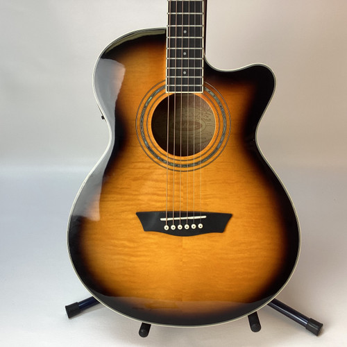 Vist Large View of Product Image Which is Used Washburn EA15ATB Laminate Top Acoustic Guitar Other