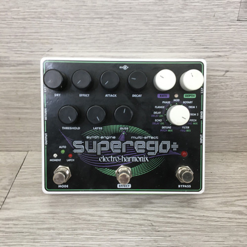 Vist Large View of Product Image Which is Used Electro Harmonix (E/H) SUPEREGO PLUS Synthesizer Pedal