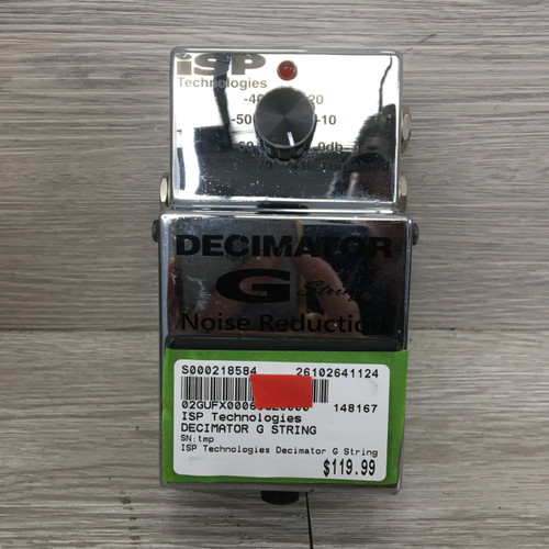 Vist Large View of Product Image Which is Used ISP Technologies DECIMATOR G STRING Noise Reduction Pedal