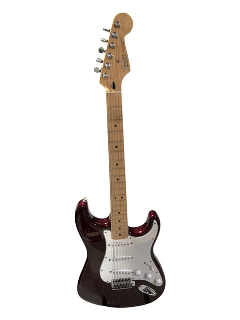Vist Large View of Product Image Which is Used Fender MEX PLAYER SERIES STRATOCASTER S Type Electric Guitar Red 6-String