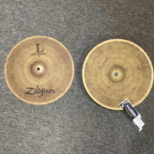 Vist Large View of Product Image Which is Used Zildjian 13 L80 LOW VOLUME HI HATS Hi Hat Cymbals 13"