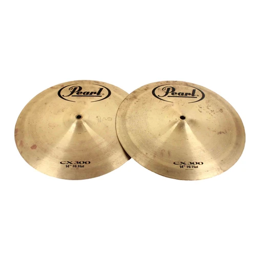 Vist Large View of Product Image Which is Used Pearl CX300 HI HATS 14 Hi Hat Cymbals 14"