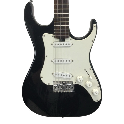 Vist Large View of Product Image Which is Used Washburn S-type Lyon S Type Electric Guitar Black 6-String