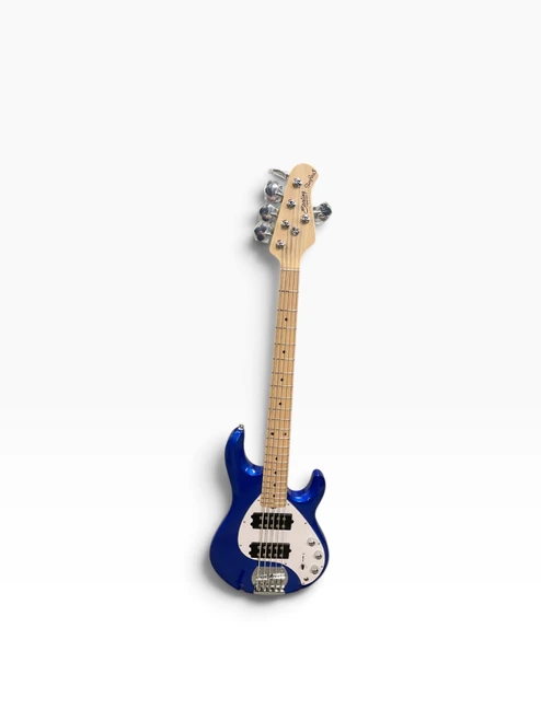 Vist Large View of Product Image Which is Used Sterling by Ernie Ball STING RAY Bass Guitar Blue 5-String