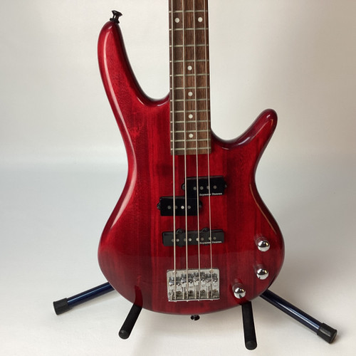 Vist Large View of Product Image Which is Used Ibanez GIO MIKRO GSRM20 Bass Guitar Red 4-String