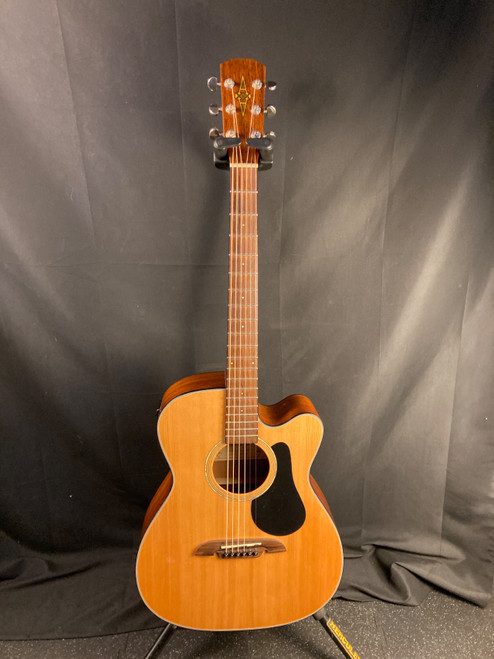 Vist Large View of Product Image Which is Used Alvarez RF20SC Laminate Top Acoustic Guitar Amber