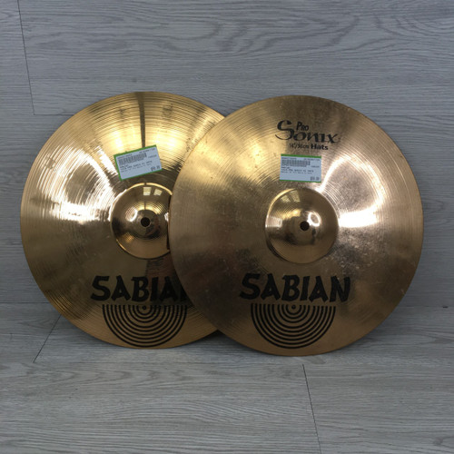 Vist Large View of Product Image Which is Used Sabian 14IN PRO SONIX HI HATS Hi Hat Cymbals 14"
