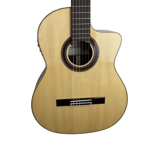 Vist Large View of Product Image Which is Used Cordoba GK STUDIO NEGRA Laminate Top Acoustic Guitar Natural