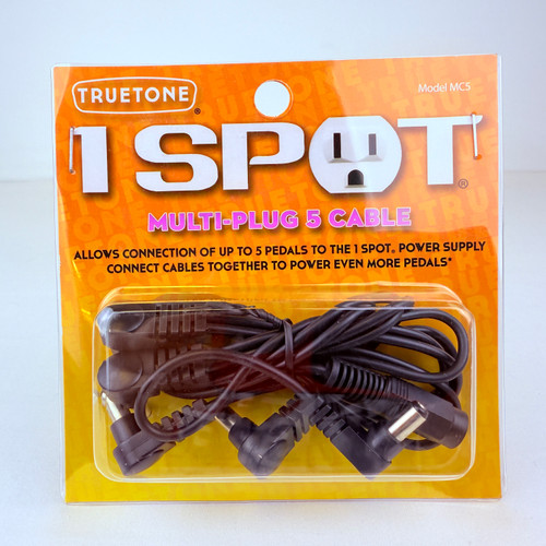 New Truetone 1 Spot Multiplug 5 Cable Pedal Daisy Chain 41121-KAMMC5
