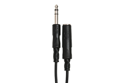 Vist Large View of Product Image Which is Hosa HPE-310 1/4-inch TRS Female to 1/4-inch TRS Male Headphone Extension Cable - 10 foot