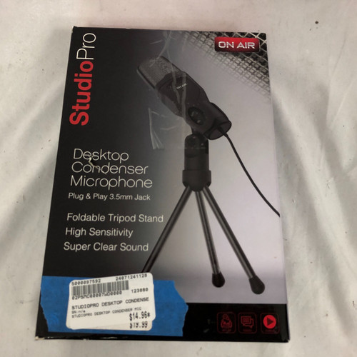 Used STUDIOPRO DESKTOP CONDENSER MIC Microphone 41128-S000097592