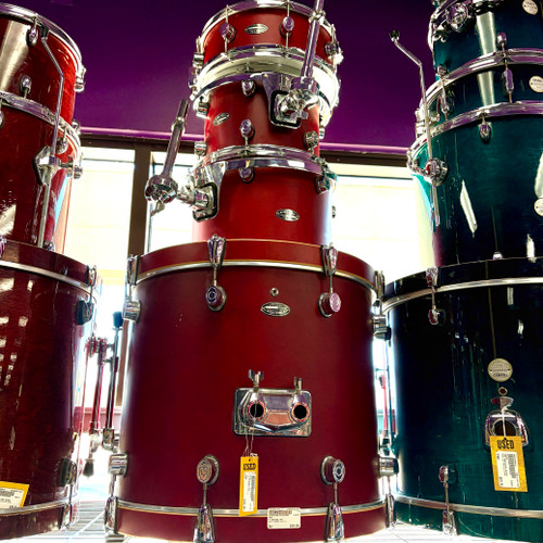 Vist Large View of Product Image Which is Used PDP 4-Piece F Series Drum Shell Kit Red