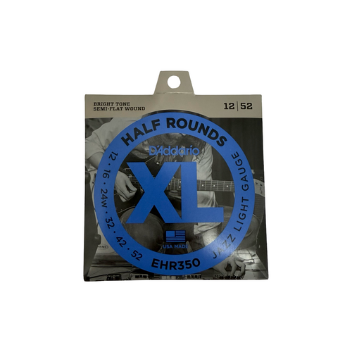 Vist Large View of Product Image Which is New DADDARIO HALFROUND JAZZ (12-52)