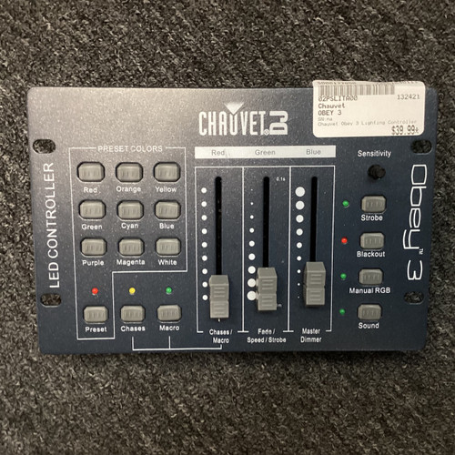 Vist Large View of Product Image Which is Used Chauvet OBEY 3 Lighting Equipment