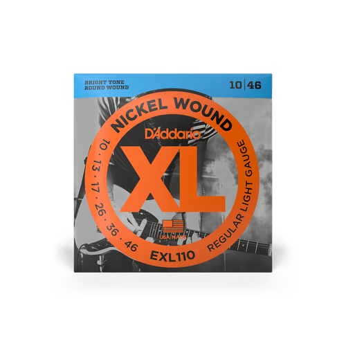 D'Addario EXL110 Nickel Wound Electric Strings - .010-.046 Regular Light