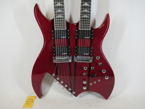 Vist Large View of Product Image Which is Used BC Rich BICH DOUBLE NECK Electric Guitar 41127-S000050367