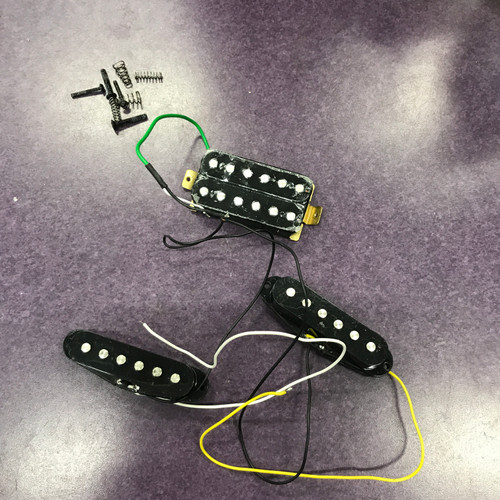 Used Squier HSS STRAT PICKUP SET Guitar Accessory 41125-S000035346