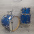 Used DW 3pc Classics Drum Shell Kit - Blue Sparkle 40015-S000314147 View 1