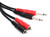 New HOSA DUAL RCA>1/4" 2M 40009-HOZ-CPR-202 View 1