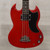 Used Epiphone EB-0 Bass Guitar Red 4-String 40015-S000316808 View 1