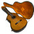 Used Aria A554 Acoustic Guitar with Hard Case 40090-S000076603 View 18