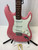 Used Bridgecraft SSS STRAT S Type Electric Guitar Pink 6-String 40107-S000149785 View 1