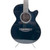 Used Takamine GF30CE BLK Solid Top Acoustic Guitar Black View 1