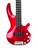 Used Cort CURBOW 4 BASS MIK J Type Bass Guitar Red 4-String 41124-S000199827 View 2