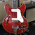 Used Vox SUPER LYNX DELUXE Vintage Semi-Hollow Electric Guitar Red 6-String 41125-S000037785 View 9