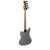 Used Squier MUSTANG BASS W/ FRETLESS WARMOTH NECK Bass Guitar Silver/Gray 4-String 41120-S000031290 View 5