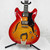 Used Hagstrom Viking Deluxe Semi-Hollow Electric Guitar Cherry Sunburst 40042-S000251151 View 1