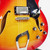Used Hagstrom Viking Deluxe Semi-Hollow Electric Guitar Cherry Sunburst 40042-S000251151 View 7