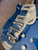 Used Gretsch G5232T Electric Guitar Blue 6-String 40085-S000104206 View 4