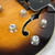 Used De Armond X-155 Hollowbody Sunburst Electric Guitar 40051-S000113144 View 5