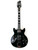 Used Hagstrom ALVAR COMPACT ELECTRIC Double Cut Electric Guitar Black 6-String 41124-S000200467 View 1