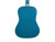 Used Daisy Rock DEBUTANTE Laminate Top Acoustic Guitar Blue 41120-S000031698 View 5