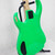 Used Dean Custom Zone Bass Green 4 String 40042-S000252539 View 6