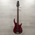 Used Peavey Fury V Bass Guitar Red 5-String 40015-S000322597 View 5