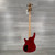 Used Tradition 4-string Bass Guitar - Red 40112-S000176181 View 11
