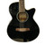 Used Ibanez AFG10E-BK-14-02 Laminate Top Acoustic Guitar Black 40009-S000303100 View 2
