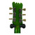 Used Eastwood Sidejack Baritone Electric Guitar Green 6-String 41117-S000048734 View 6