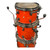 Used ddrum Dominion 4 Piece Drum Shell Kit Orange 41117-S000048950 View 3