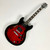 Used Samick SAB 650 Semi-Hollow Electric Guitar Red 6-String 41103-S000055030 View 2