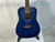 Used Oscar Schmidt OG1TBL 3/4 ACOUSTIC Laminate Top Acoustic Guitar Blue 40012-S000298950 View 1