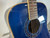 Used Oscar Schmidt OG1TBL 3/4 ACOUSTIC Laminate Top Acoustic Guitar Blue 40012-S000298950 View 5