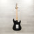 Used Donner DST-100LH Left Handed Electric Guitar Black 40015-S000324323 View 3